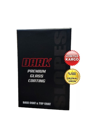 Slopes Dark Premium Glass Coating Çift Kat Seramik Kaplama 60 Ml