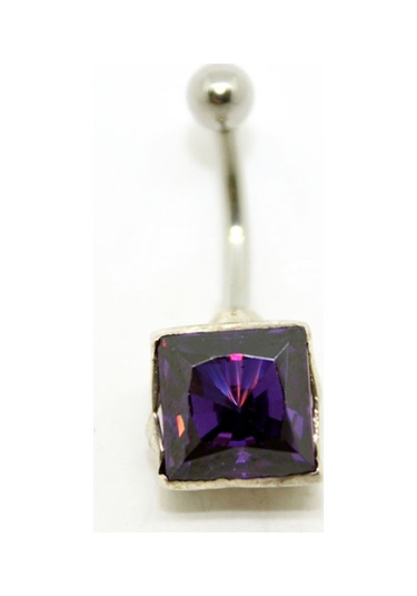 Mor Taşlı Pıercıng