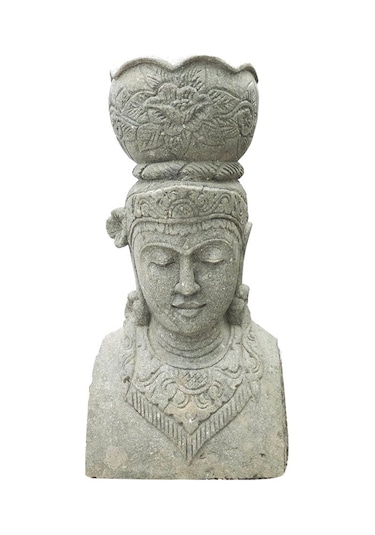 Dewi Oyma Taş Saksı Gri