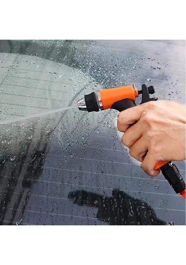 Motion003 1 Takım Taşınabilir Karavan Su Hortumu Nozul Seti 12v Araç Yıkama Tabancası Eğlence Araçları Portatif Temizleyici