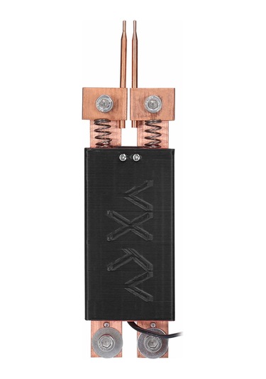 Vkemall 18650 Otomatik Tetikleyici El Tipi Nokta Kaynak Kalemi - Siyah, 3mm Çaplı İğne, 5cm Uzunluk, 12v Dış Güç Kaynağı