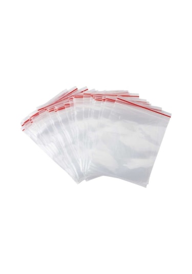 100 Adet Kilitli Poşet 15 Cm X 18 Cm Kilitli Naylon Torba N11440