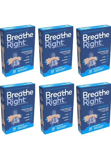 Breathe Right Burun Bandı Büyük Boy 6 x 10'lu