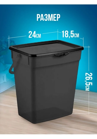 Spin&clean 6 Litre Toz Kabı 391126759 Siyah