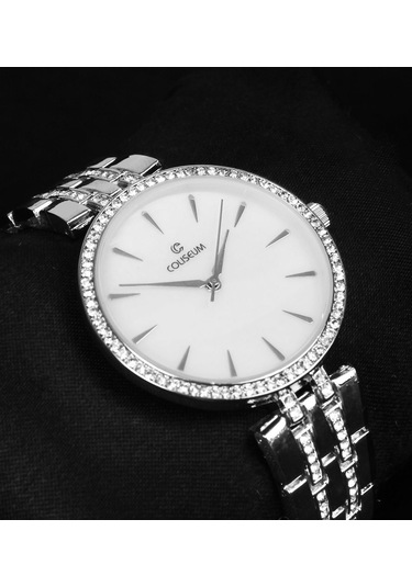 Sevgililer Gününe Özel Tasarım Kutulu Melek Kolye & Melek Bileklik & Zirkon Taşlı Bileklik & Küpe & Saat Seti Çok Renkli