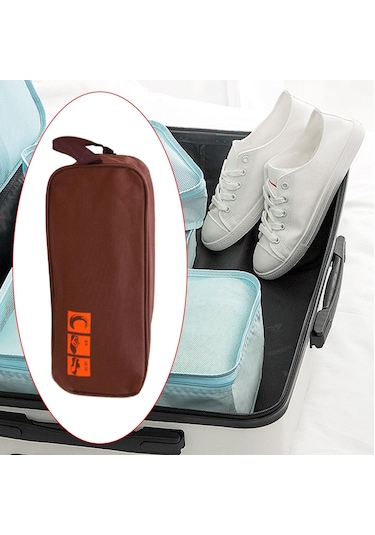 Suntek Fermuar Hafif Ayakkabı Kılıfı Kahve Ile Oxford Kumaş Diğer