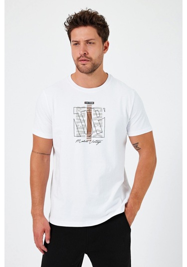 Alexander Gardi Alexandergardı Baskılı Regular Fit T-shirt E24-00213 001
