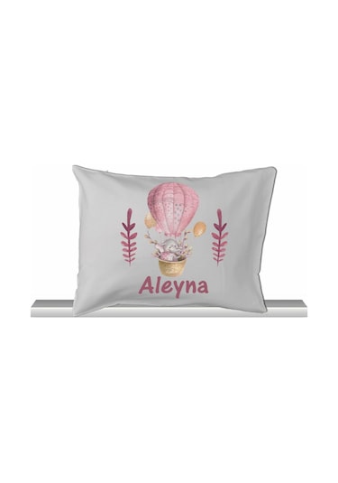Pia Baby Gl 2012 İsme Özel Balonlu Yastık Zıbın Set Pembe