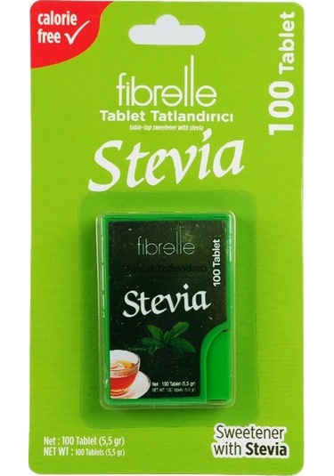 Fibrelle Stevialı Tatlandırıcı 100 Tablet