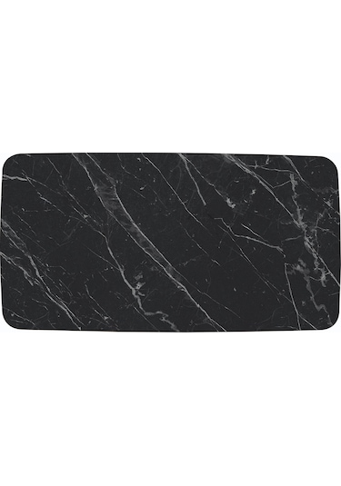 Vovvahome Luci Mdf Ahşap Orta Sehpa - Siyah Mermer