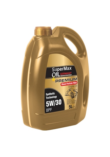 Supermax Oil Germany Premium 5W-30 DPF Sentetik Motor Yağı 5 L