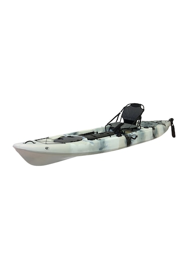 Fishman Balıkçı Kanosu Beyaz Gri Siyah