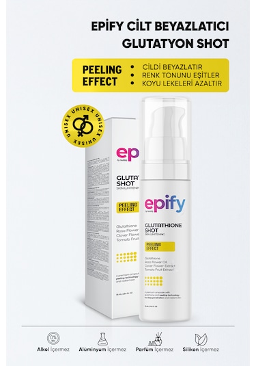 Epify Glutatyon Shot Cilt Beyazlatıcı Krem 75 ML