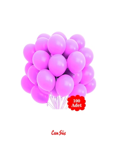 Pastel Balon 12 İnç 100'lü PEMBE