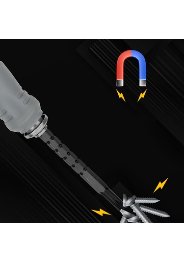 Geeroyoo 17 Parçalı Çok Amaçlı Vidalama Seti - Taşınabilir Ve Ayarlanabilir Uçlu Pratik Tamir Aracı