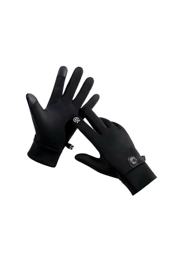 Single Sword Uzun Parmaklı Dokunmatik Parmak Özellikli Pusula Ve Termometreli Eldiven Xl-siyah