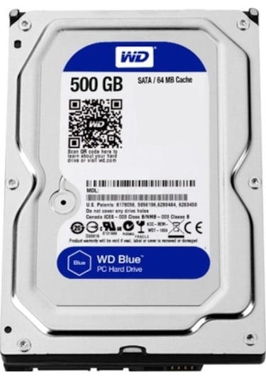 Wd 500Gb 3.5 Blue 7200Rpm 32Mb Sata 3 Wd5000Azlx
