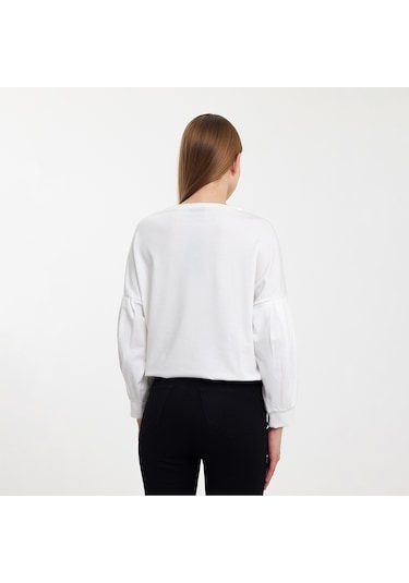 Twobull NAIROBI Kadın  Taş Sweatshirt