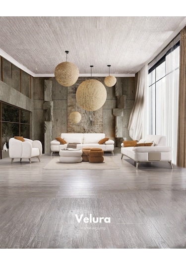 Losso 3+3+1+1 Koltuk Takımı & Oturma Grubu Kahverengi