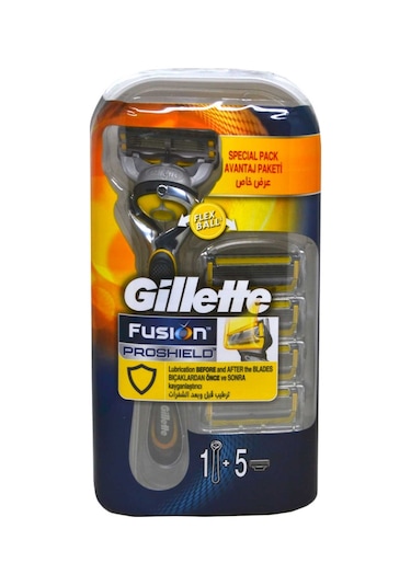 Gillette Fusion5 Proshield Tıraş Makinesi + Yedek Başlık 5'li