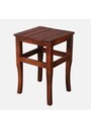 Ahşap Tabure 45 Cm Ceviz Diğer