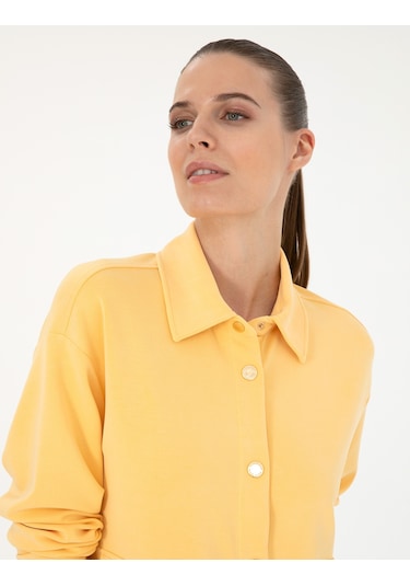 Pierre Cardin Kadın Sarı Hırka Örme 50283321-vr044 Sarı
