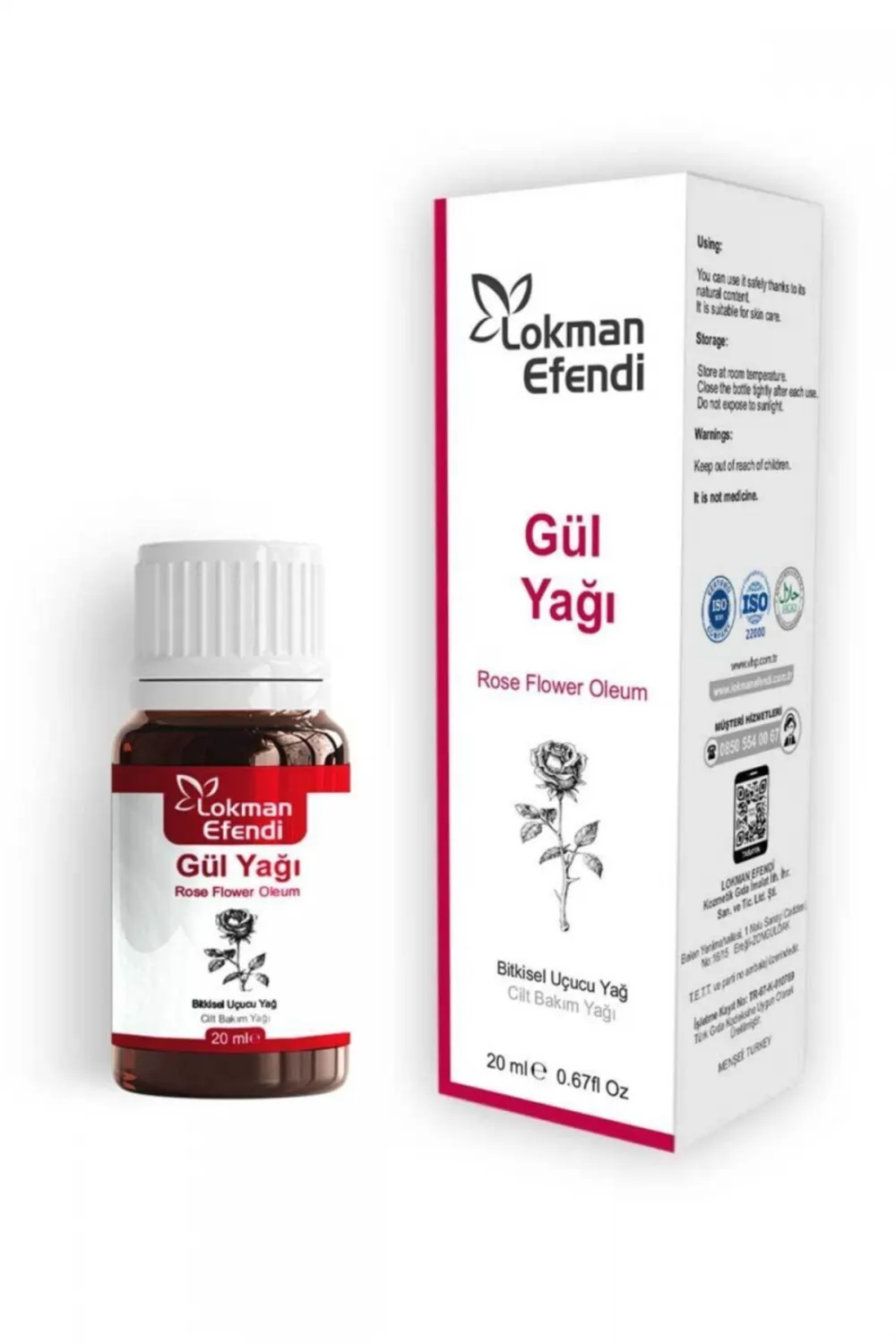 Lokman Efendi Gül Yağı 20 Ml 20 ML