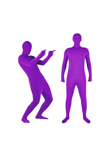 Lemestar Mor Klorlu Tek Parça Fotoğraf Stüdyosu Kuruşma Tulumu - 180cm Yükseklik İçin Giyim