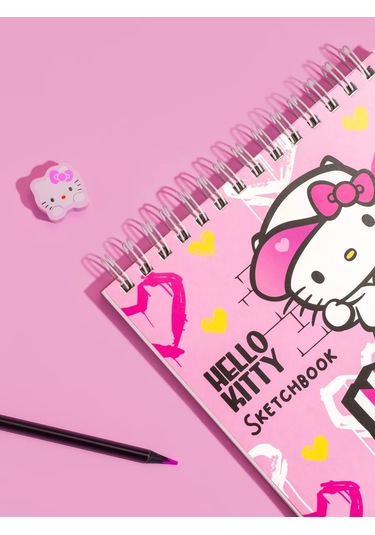 Hello Kitty İşaretleyicilerle Çizim İçin Eskiz Defteri 206407544 Pembe