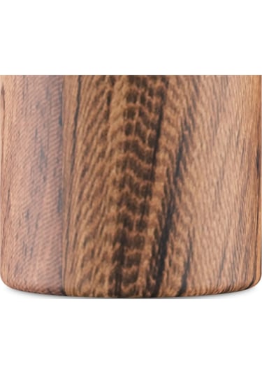 Travel Tumbler Sequoia Wood Paslanmaz Çelik Termos Bardak 350 Ml Kahverengi