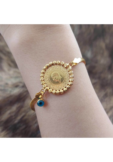 Altınbeyi Çeyrek Altınlı Dorikalı Altın Bileklik Sarı Altın