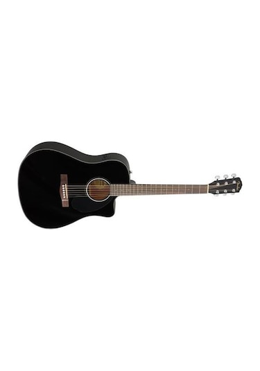 Fender Fa-125Ce Blk Elektro Akustik Gitar Kılıf + Askı + Jak + Pena