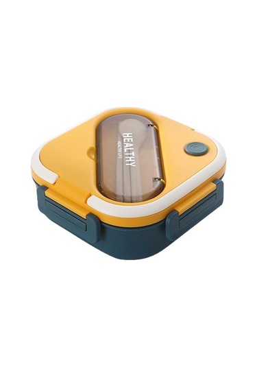 Lacivert 1300ml Faydalı Gıda Kabı Mikrodalgada Yeniden Kullanılabilir Depolama