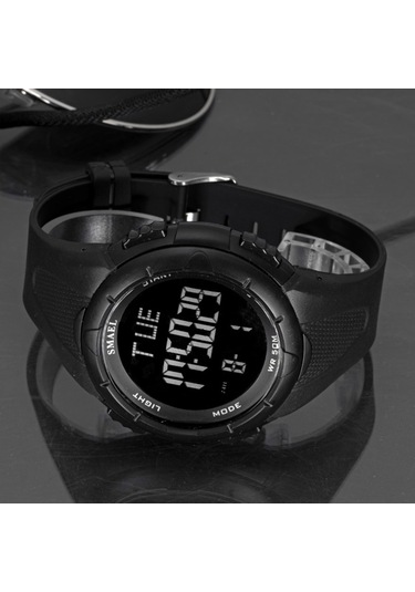 Smael 1016 Çok İşlevli Erkek Elektronik Dijital Saat 50m Su Geçirmez Şık Kronograf Kol Saati Aydınlatmalı/alarm/kronometre/hafta/tarih/saatlik Zil Koyu Yeşil Diğer