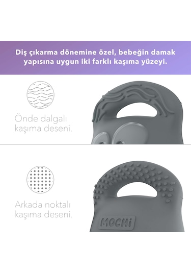 Mochi Diş Kaşıyıcı Gri