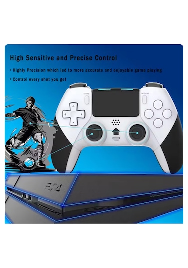 P4 Plus Bluetooth Titreşimli Ps4/ps5 Uyumlu Pc Telefon Kablosuz S