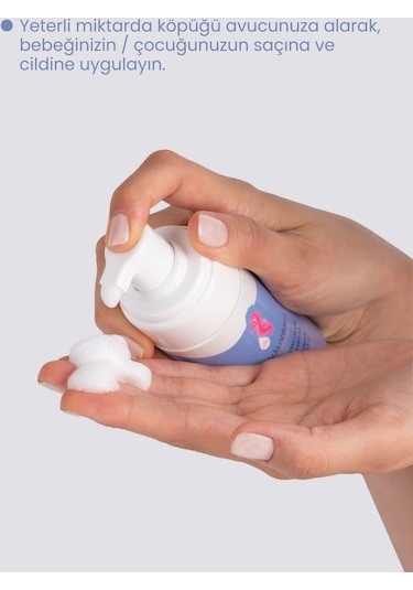 Bade Natural Nemlendirici Bebek Köpük Şampuan Doğal 100 ML