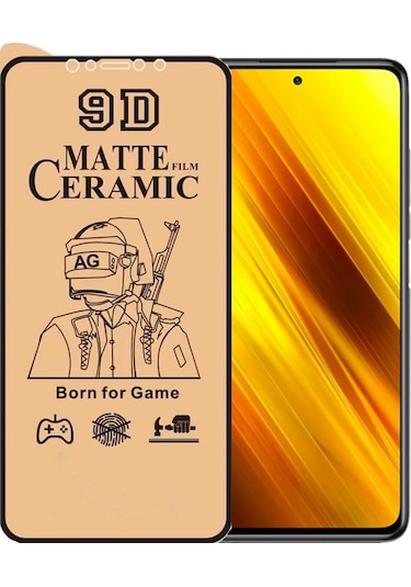 Poco X3 Nfc Ekran Koruyucu 9d Mat Seramik Nano Kırılmaz Cam