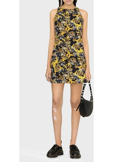 Versace Jeans Couture Bayan Elbise 74hao959 Es042l54 G89 Siyah Versace Jeans Couture Bayan Elbise 74hao959 Es042l54 G89 Siyah