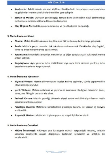 Aöf Türk Dili 1-2 Yardımcı Kitap