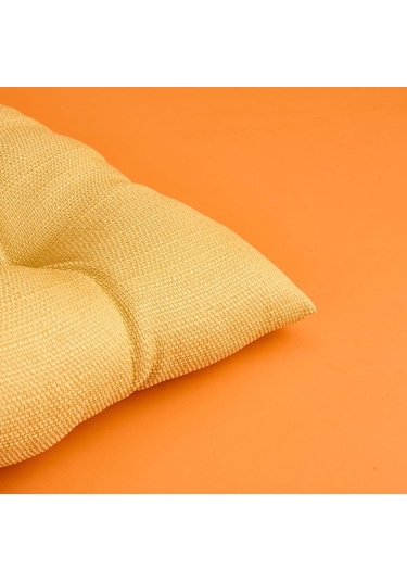 Evidea Soft Traum Sandalye Minderi - Hardal - 40x40 Cm Hardal