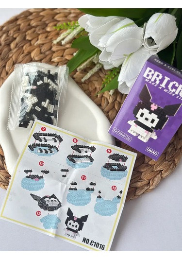 Bricks 3d Puzzle Yapı Blokları Seti - Mini Kuromi