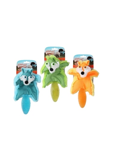 Pawise 15115 25.5 CM Funky Tail Tilki Peluş Köpek Oyuncağı Çok Renkli