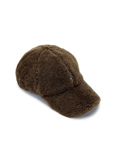 Tamer Tanca Unisex Kürk Kahverengi Şapka 524 Beyzbol Kurk Sapka K.kahve Kurk Kahverengi Koyu