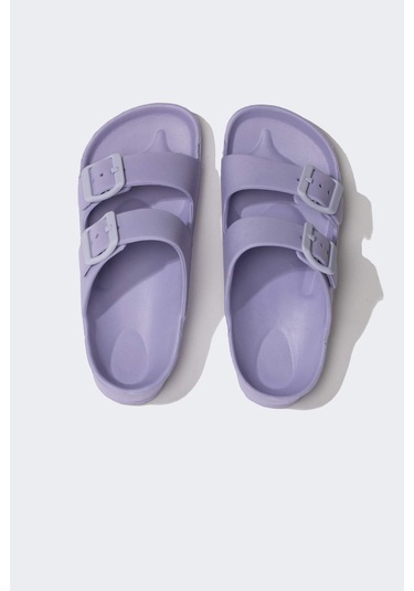 Defacto Kız Çocuk Düz Taban Eva Terlik T4067A624SMPR61 Mor