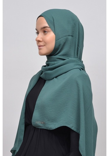 Altobeh Caz Krep Tesettür Kadın Şal - Açık Haki