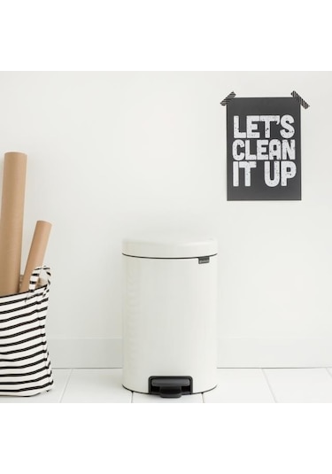 Brabantia Çöp Kutusu 12 Litre Newicon Beyaz 111969 Beyaz