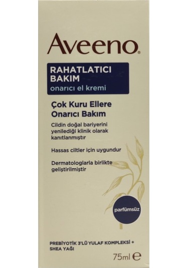Aveeno Bakım Onarıcı Parfümsüz El Kremi 75 ML
