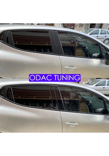 Clio 4 Hb Piano Black Parlak Siyah Kapı Direk Set