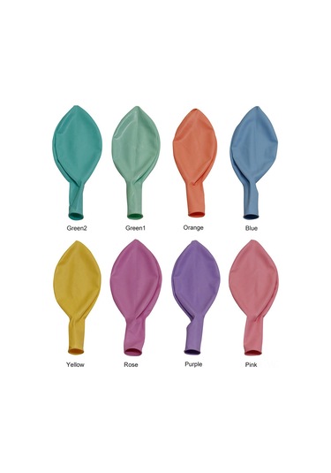 Wezone Dev Makaron Balonlar - 36 İnç Büyük Yuvarlak Parti Dekorasyonu 10'lu Paket